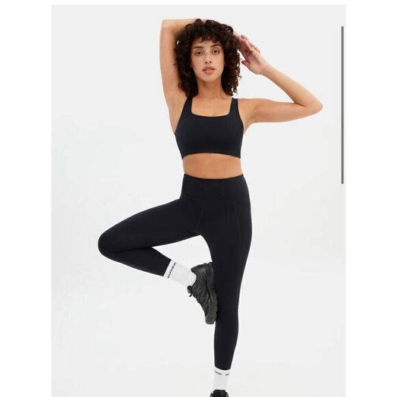 Girlfriend Collective Compressive High Rise Leggings Women's XS Black Atheisure‎ - Picture 1 of 13